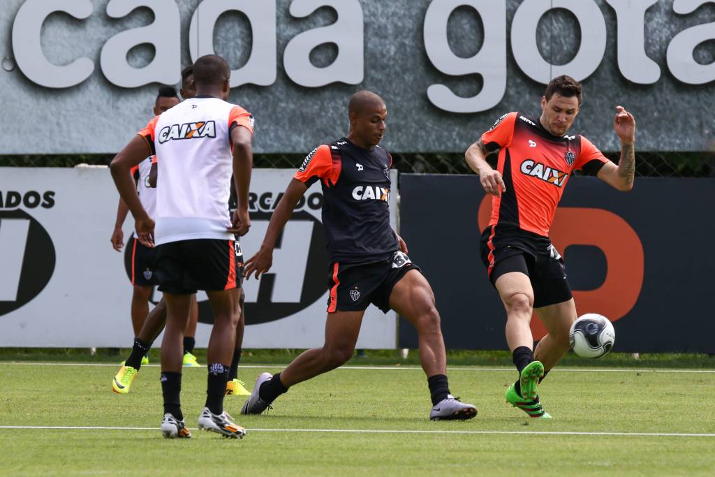 Folga na Libertadores devolveu voltou as atenções do Atlético-MG para a disputa do Campeonato Mineiro (Bruno Cantini/CAM)