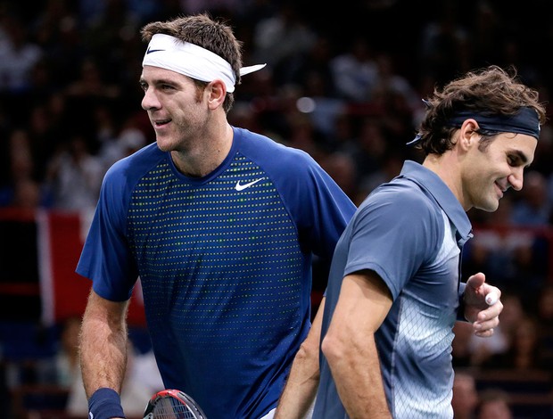 Federer e Del Potro não se enfrentam desde 2013 (Foto: AFP)