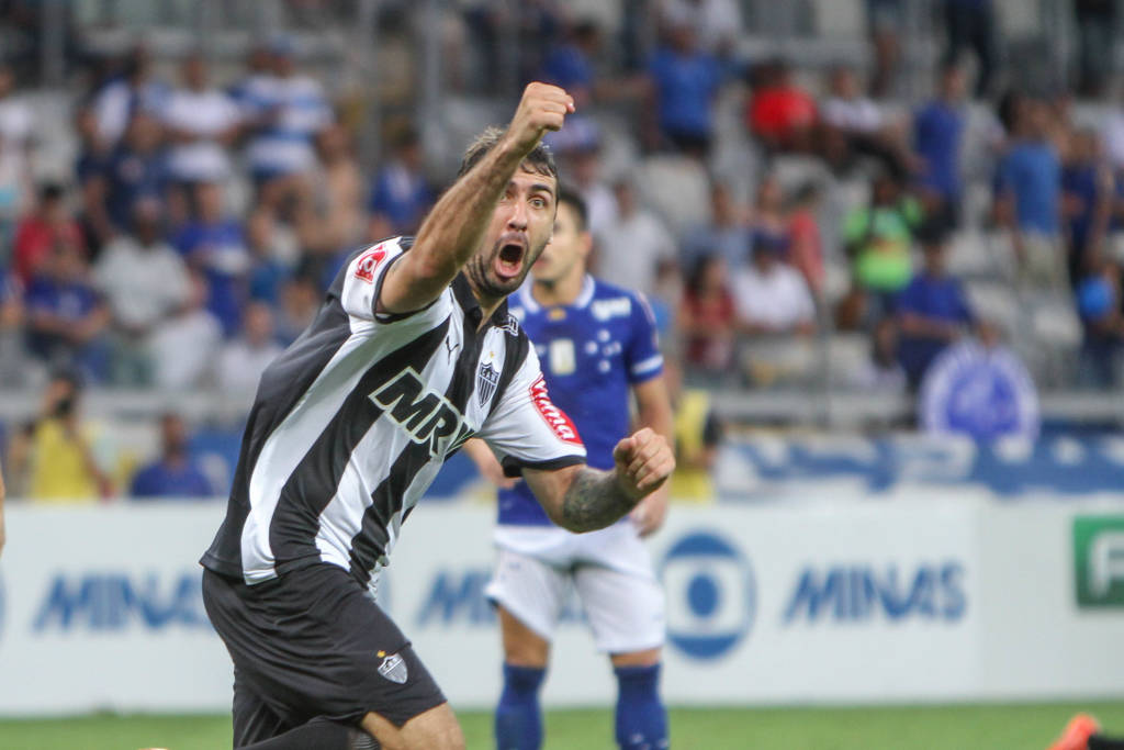 Logo em seu primeiro clássico, Pratto marcou duas vezes e garantiu vaga ao Galo (Bruno Cantini/CAM)