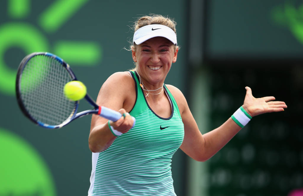 Azarenka passou sem problemas por polonesa para alcançar as oitava (Foto: Clive Brunskill/Getty Images/AFP)