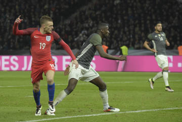 Vardy é o artilheiro do Inglês e marcou de letra contra a Alemanha (Foto: Tobias Schwarz/AFP)