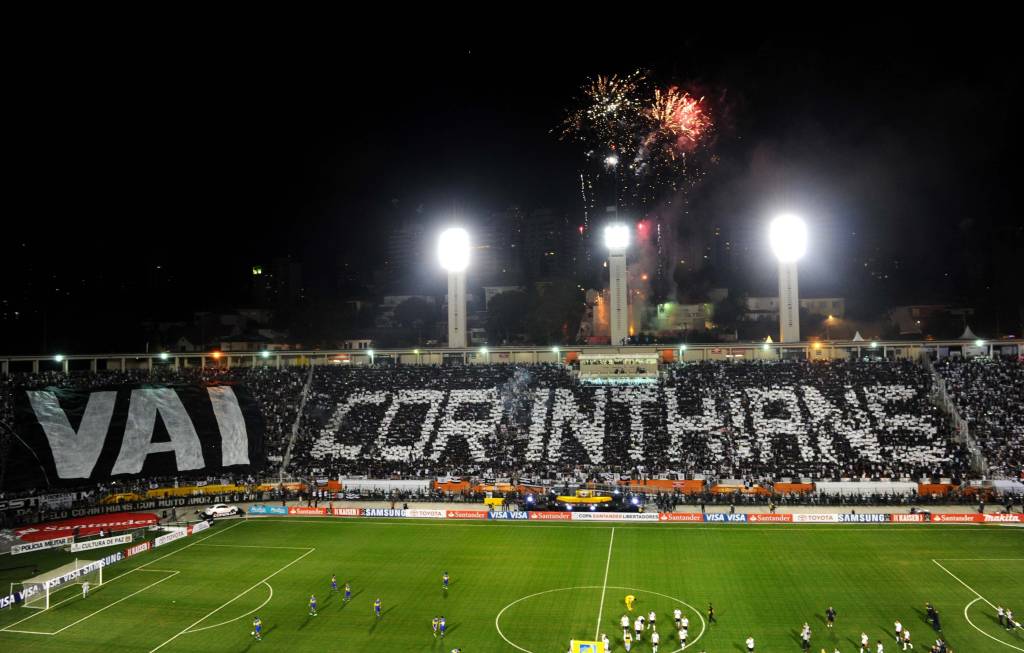 Pacaembu foi a casa corintiana na Libertadores de 2012 (foto: Djalma Vassão/Gazeta Press)