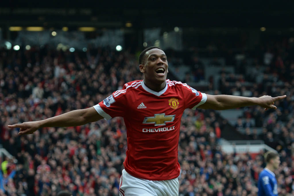 Martial deu a vitória ao Manchester United (Foto: Oli Scarff/AFP) 