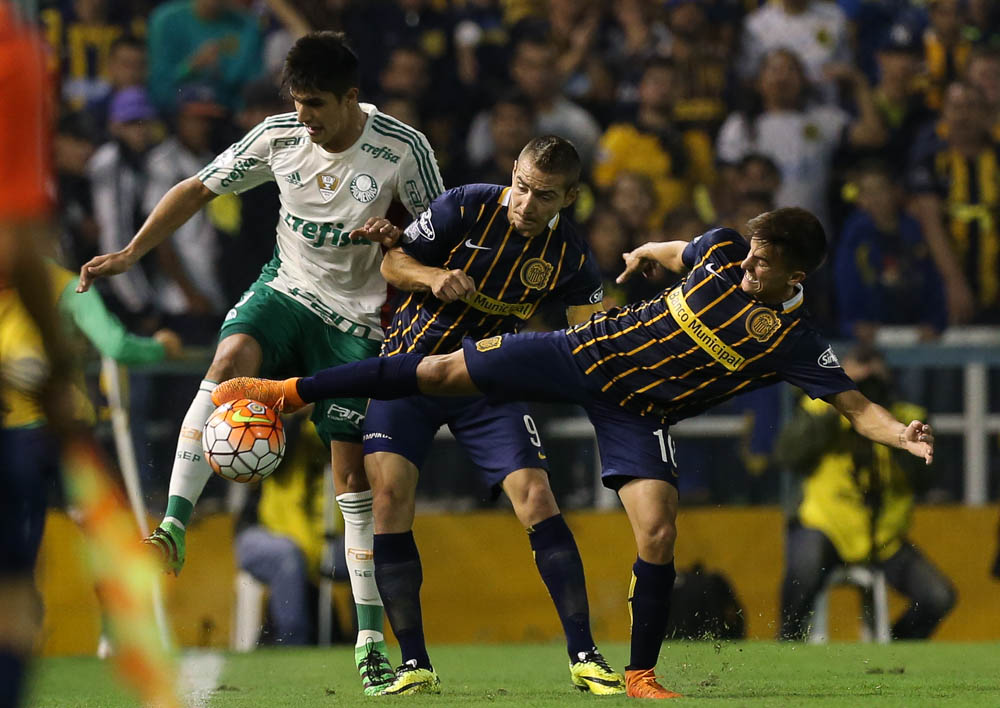 O Rosario pressionou o Palmeiras de Thiago Martins (Foto: Cesar Greco/Ag Palmeiras/Divulgação)