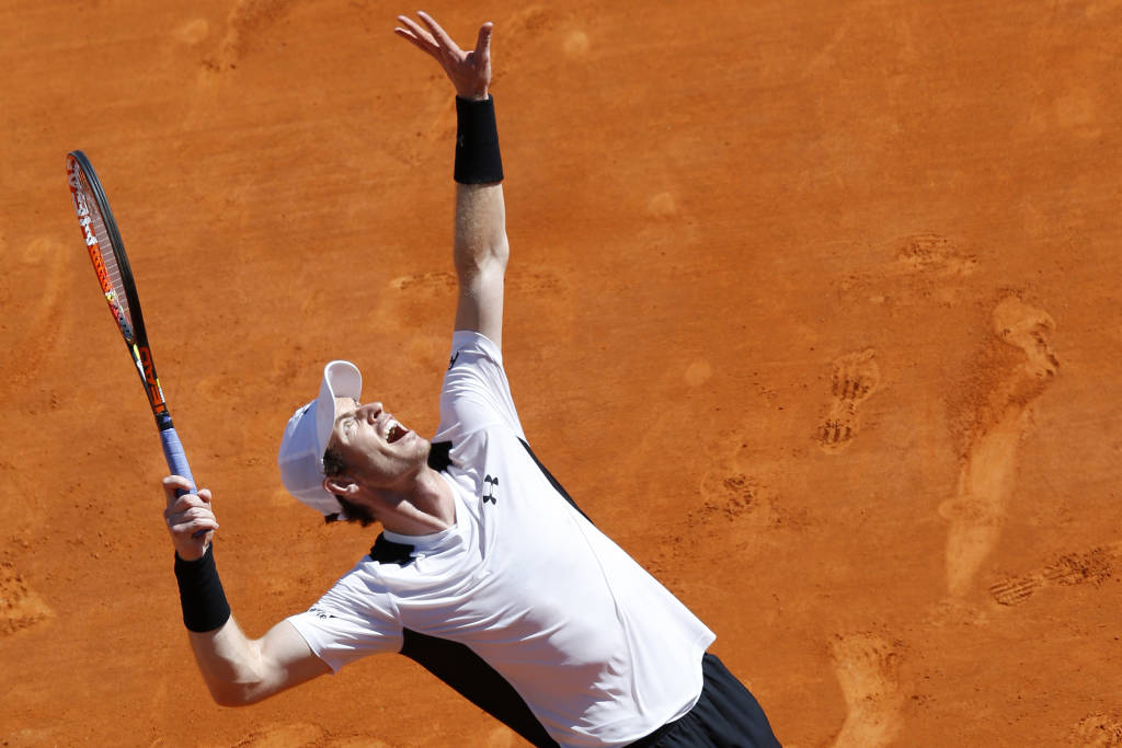 Murray vai em busca do primeiro título em Monte Carlo (Foto: Valery Hache/AFP)
