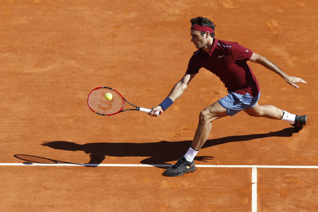 Roger Federer esteve afastado das quadras por mais de dois meses (Foto: Valery Hache/AFP)