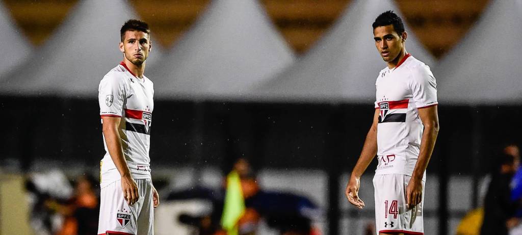 Jonathan Calleri e Alan Kardec são as esperanças de gol do São Paulo (Foto: Fernando Dantas/Gazta Press)