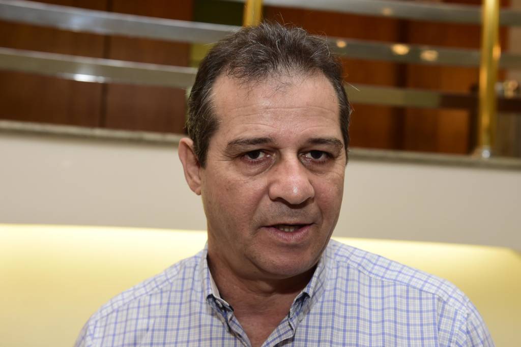 Presidente Luiz Fernando Teixeira crê em vaga contra o Palmeiras no Palestra (Foto: Fernando Dantas/Gazeta Press)