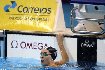 Manuella Lyrio também levou ouro (Foto: Satiro Sodré / CBDA / SSPress)
