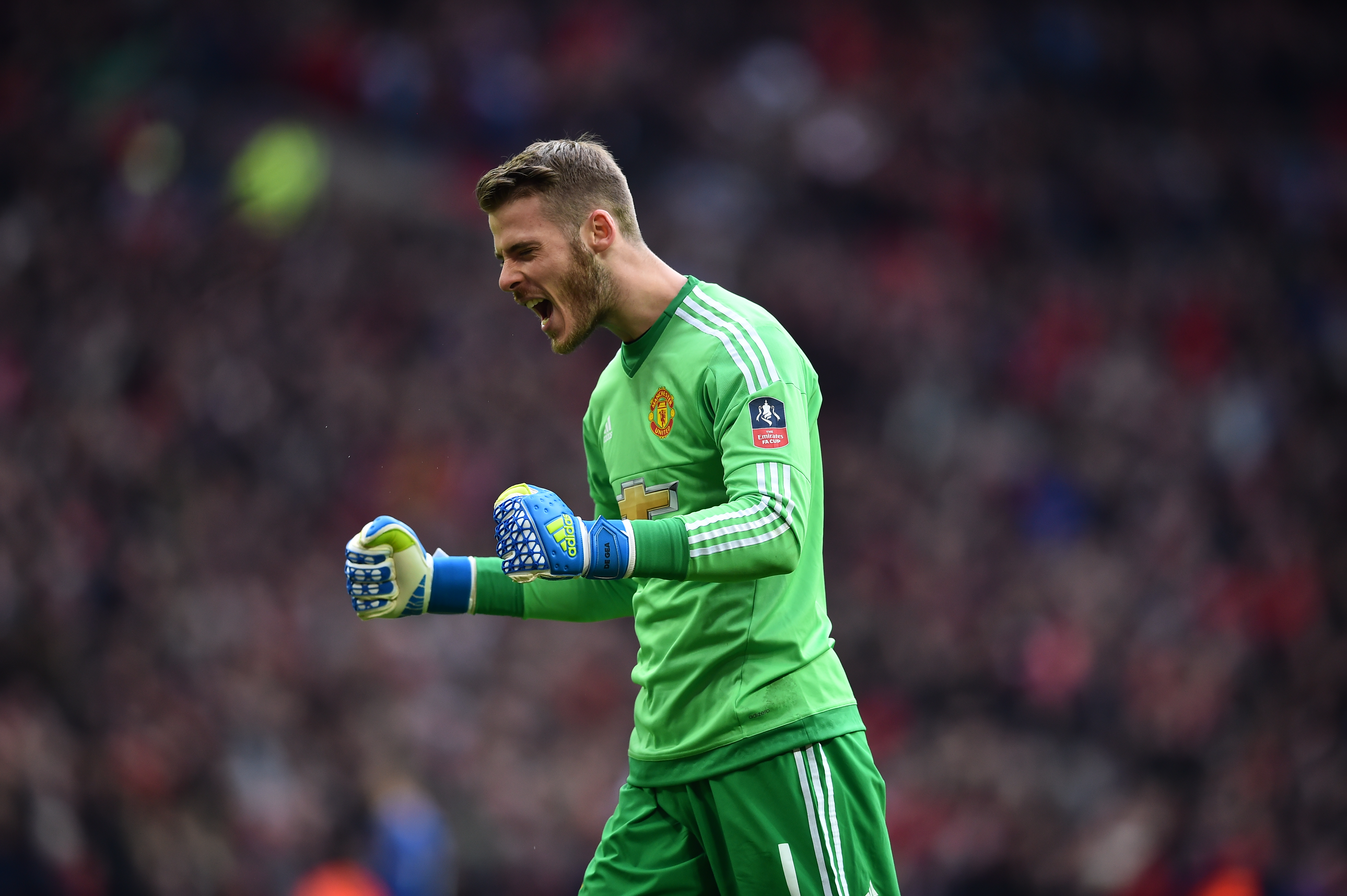De Gea defendeu pênalti de Lukaku e foi determinante na vitória (Foto: AFP/BEN STANSALL)