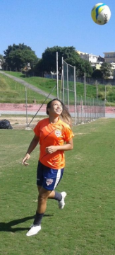 Artilheira do time no Brasileirão, Byanca não manifestou torcida para semifinal (Foto:Reprodução/Facebook)