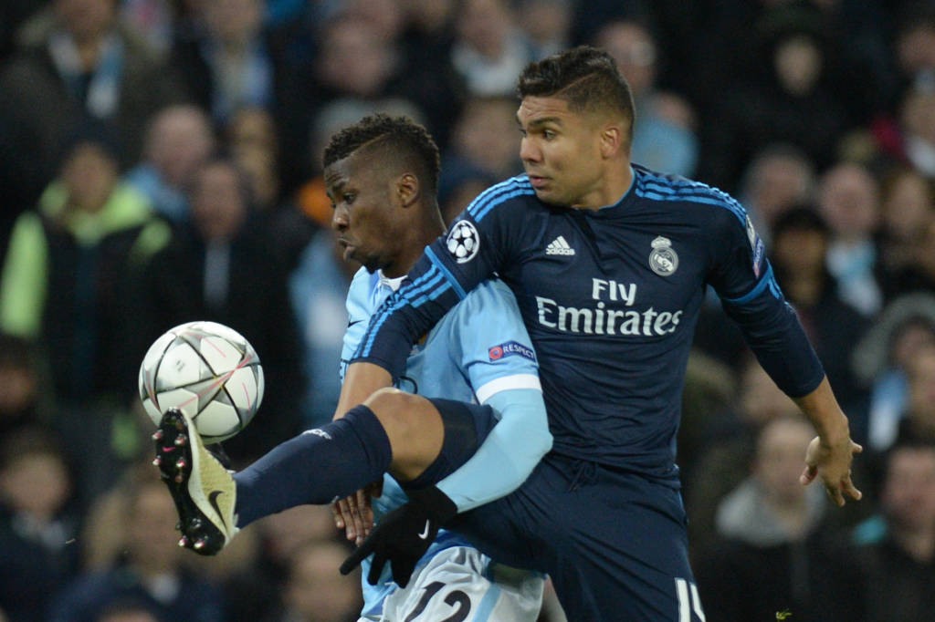 Titular no Etihad, Casemiro fala com segurança nas precauções do Real para ir à final (Foto:Oli Scarff/AFP)