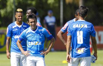 Robinho já participou de dois treinos no Cruzeiro e se destacou em ambos (Washington Alves/Light Press)