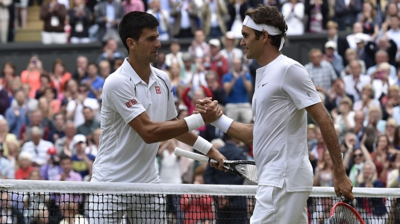 Federer e Djokovic já se enfrentaram 45 vezes (Foto: AFP)