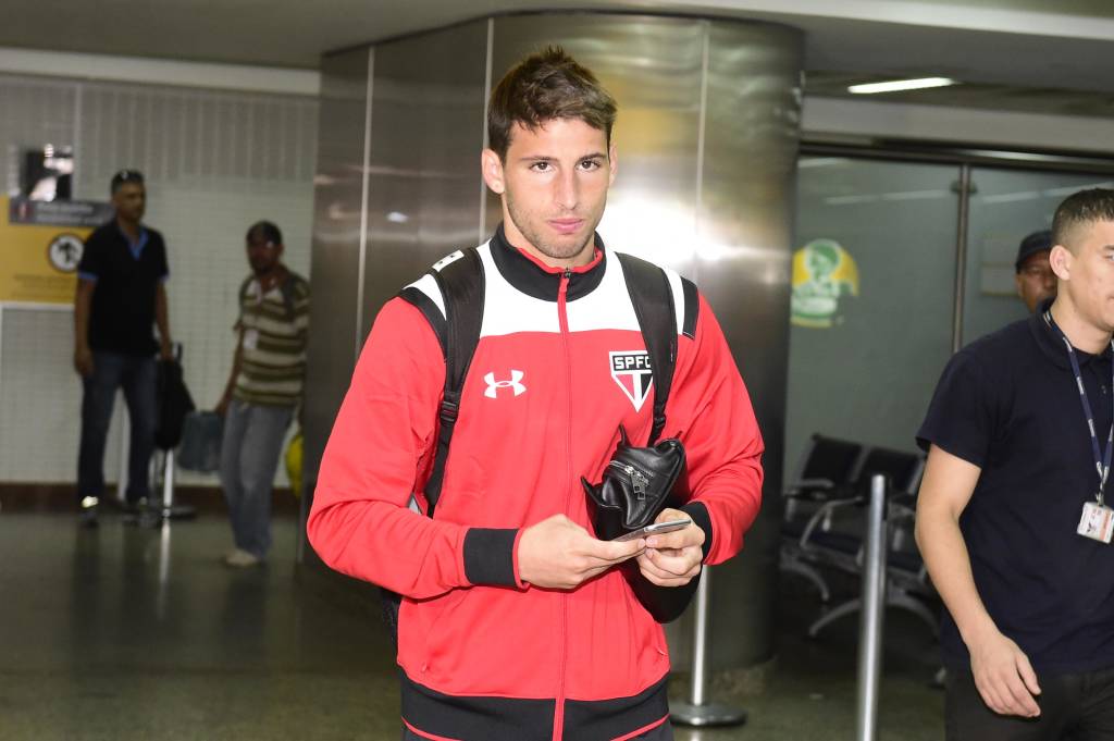 Calleri mostrou confiança ao comentar qualidades do Galo no desembarque tricolor (Foto:Fernando Dantas/Gazeta Press)