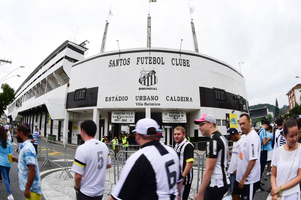 Campeão com vitória em casa neste domingo, Peixe mostra força na Vila (Foto: Djalma Vassão/Gazeta Press)