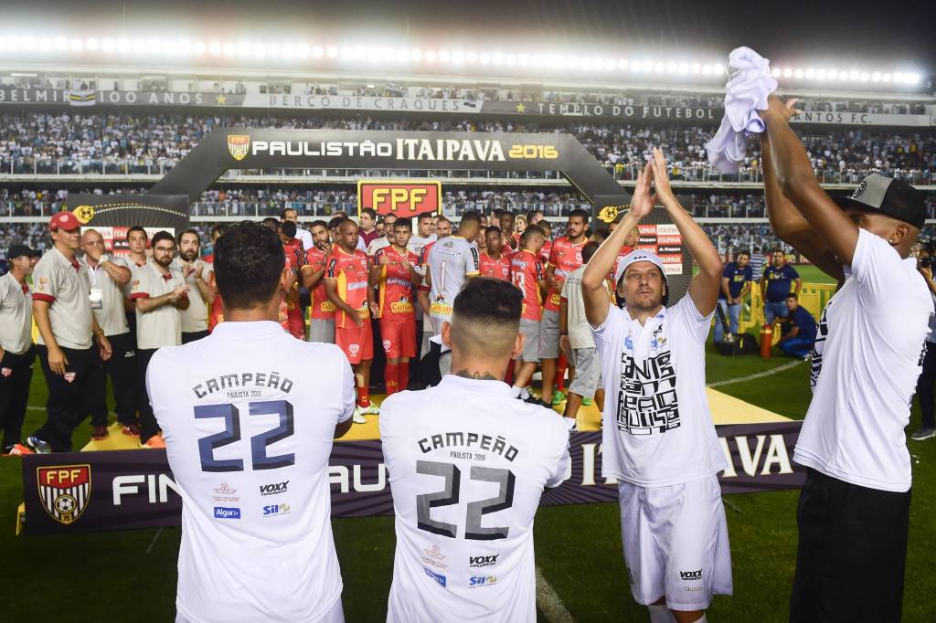 Santos reconheceu grande campanha do Audax (Foto: Djalma Vassão/Gazeta Press)