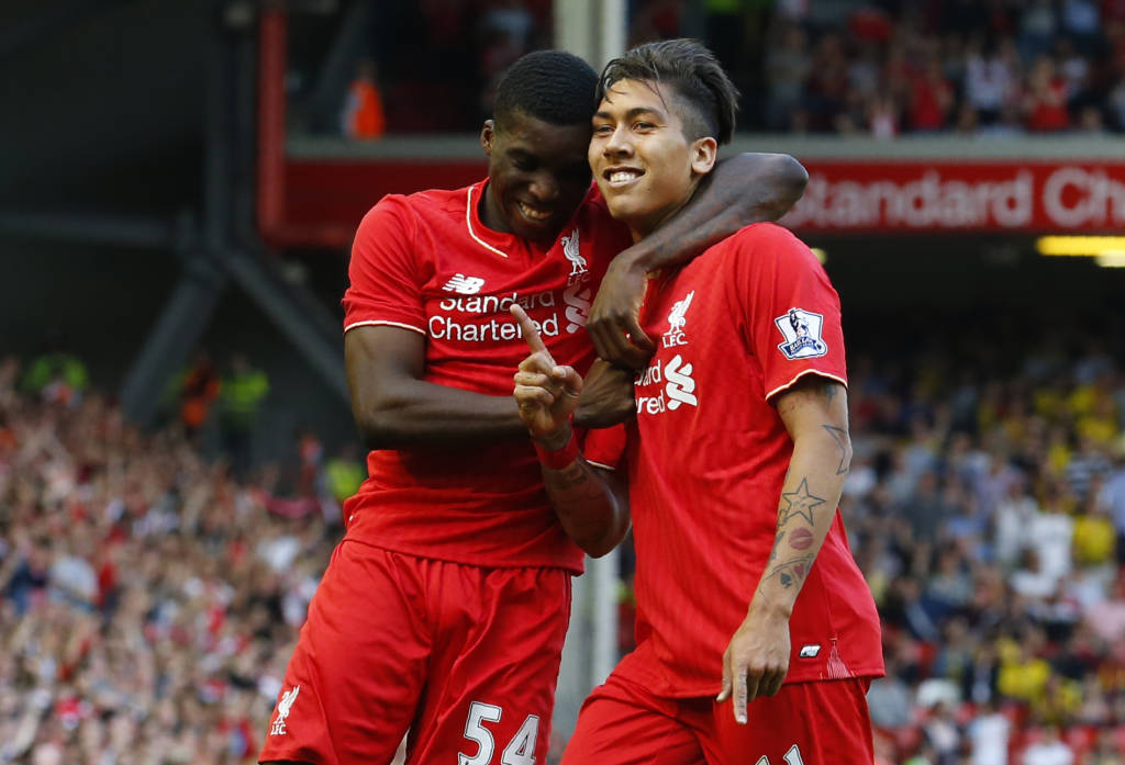 Roberto Firmino marcou contra o Watford, no último domingo, na vitória do Liverpool por 2 a 0 (Foto: Lindsey Parnaby/AFP)