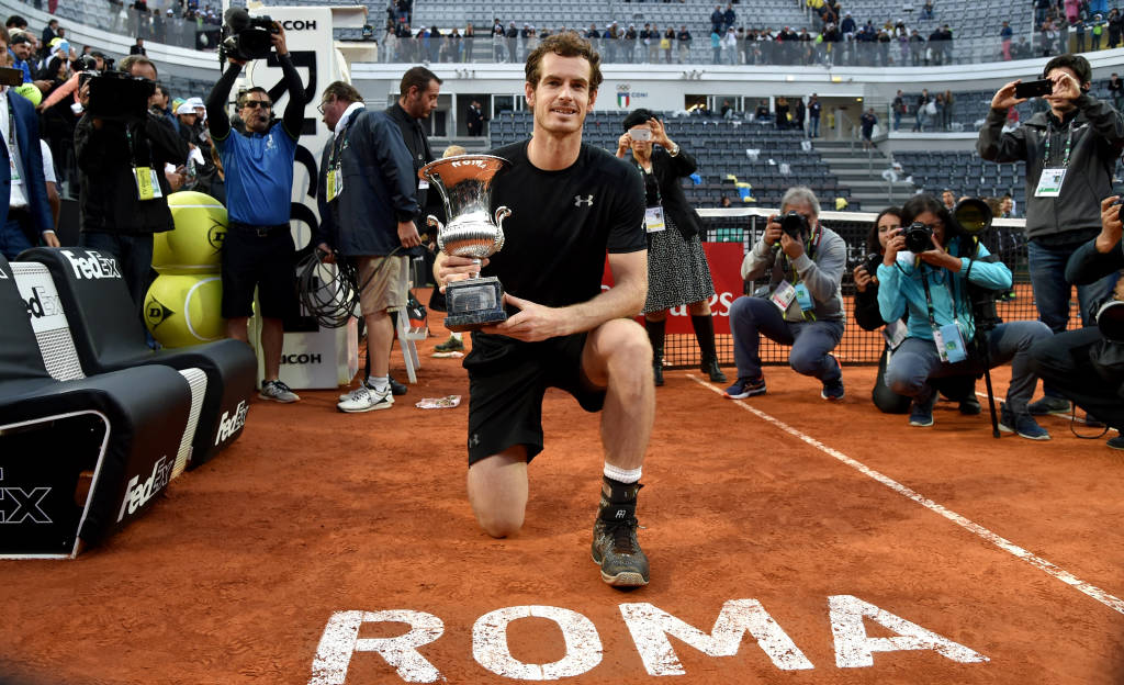 Murray conquistou o 36º título da carreira (Foto: Tiziana Fabi/AFP)