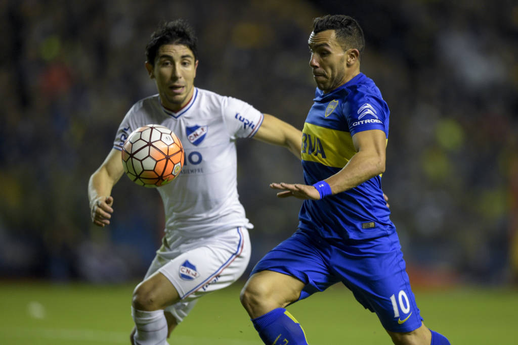 Após 1 a 1 no tempo normal, Boca bateu uruguaios nos pênaltis (Foto: Eitan Abramovich/AFP)
