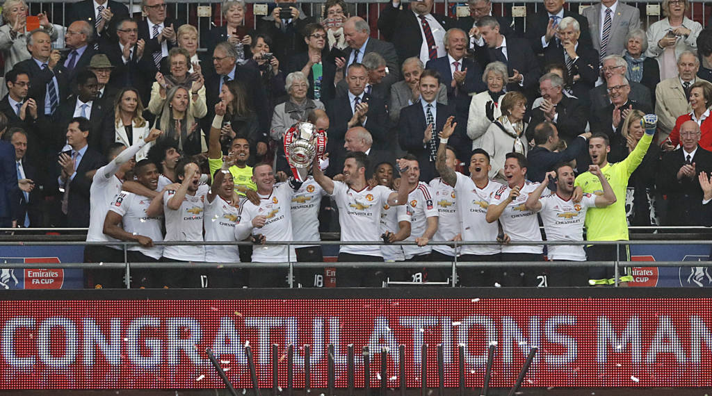 Manchester United se igualou ao Arsenal com 12 títulos da Copa da Inglaterra (foto: Adrian Dennis/AFP)