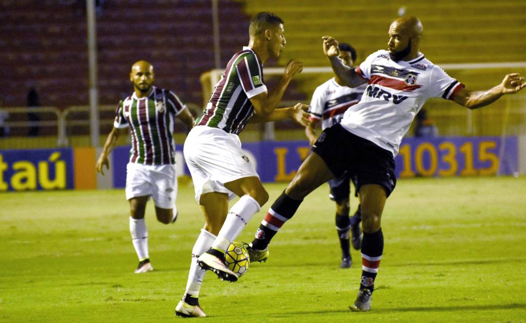 Fluminense e Santa Cruz empataram por 2 a 2 neste sábado, no Raulino de Oliveira, pela segunda rodada do Campeonato Brasileiro (Foto: Mailson Santana/Fluminense FC)