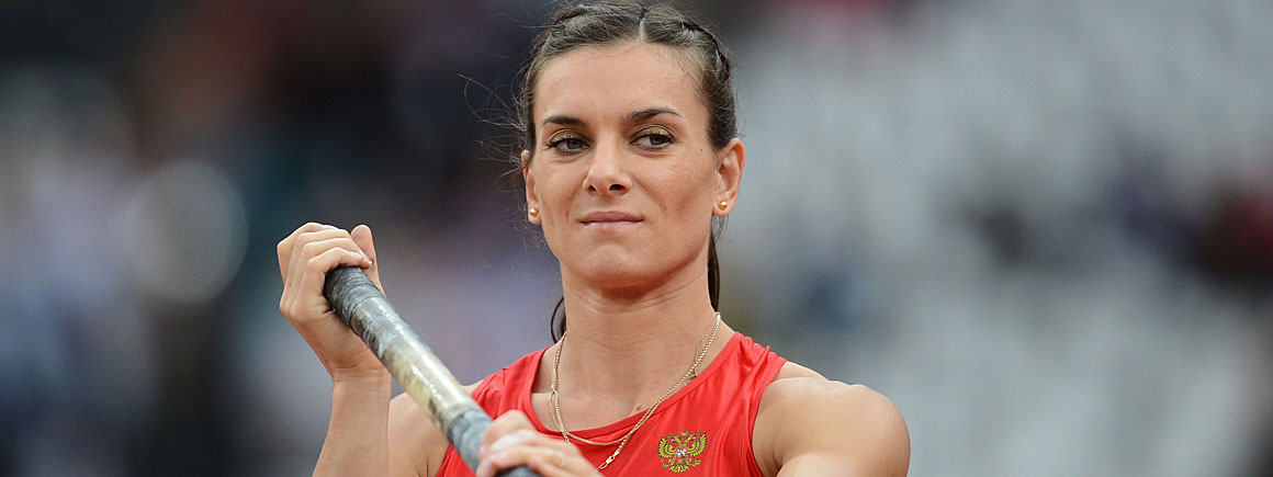 Yelena Isinbayeva é o principal nome do salto com vara (Foto: Franck Fife/AFP)