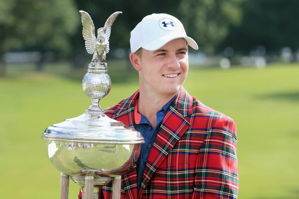 4º Jordan Spieth (Golfe) – Com 22 anos, o estadunidense é um prodígio do esporte. No ano de 2015 o atleta foi campeão do Masters de Golfe e do Aberto dos Estados Unidos (Foto: Tom Penningtom/AFP) 