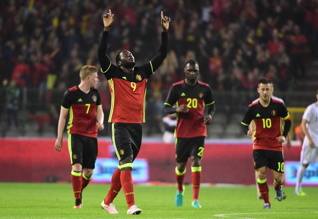 Lukaku salvou a Bélgica de um vexame diante da Finlândia (Foto: Emmanuel Dunand/AFP)