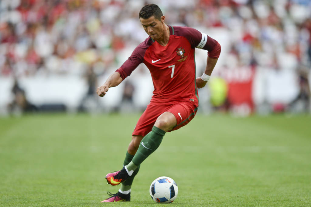 Cristiano Ronaldo atuou por 45 minutos e marcou duas vezes (Foto: Patricia de Melo Moreira/AFP)