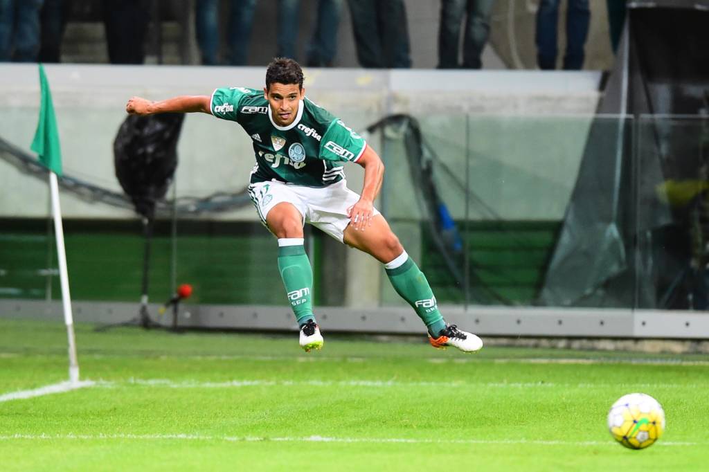 Jean, jogador do Palmeiras, durante partida contra o Fluminense, válida pela terceira rodada do Campeonato Brasileiro 2016.