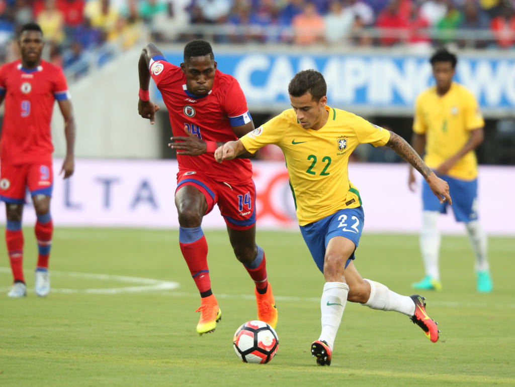 Philippe Coutinho está com a Seleção Brasileira na disputa da Copa América Centenário, nos EUA (Foto: Gregg Newton/AFP)