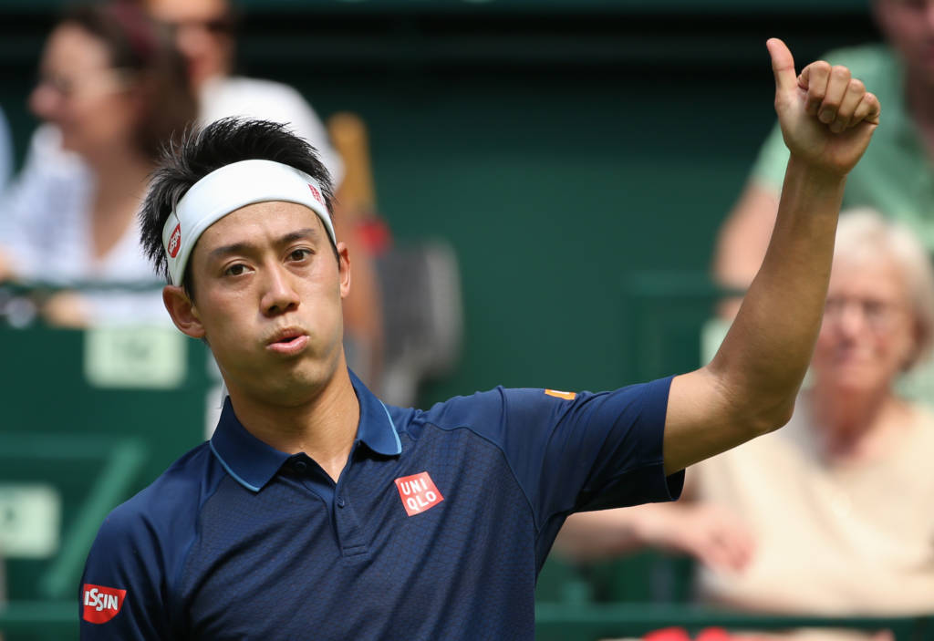 Kei Nishikori (Foto: Friso Gentsch/AFP)