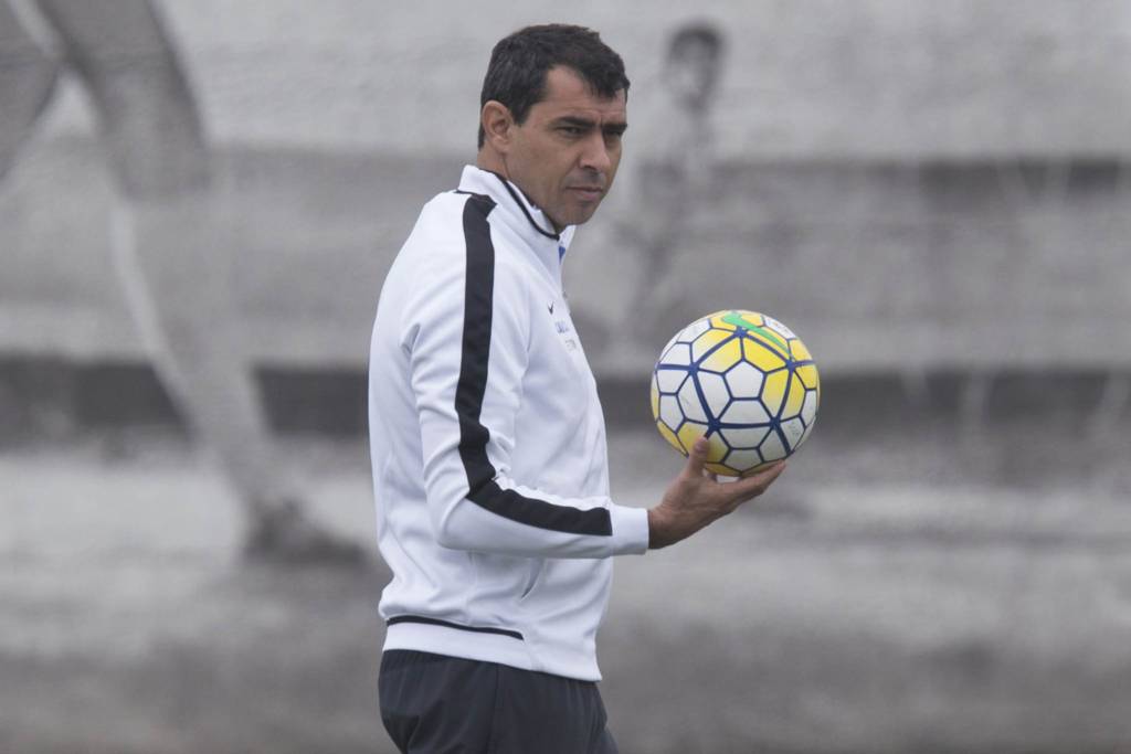 O interino Fábio Carille terá mais uma chance de vencer no comando do Corinthians (foto: Daniel Augusto Jr./Ag. Corinthians)