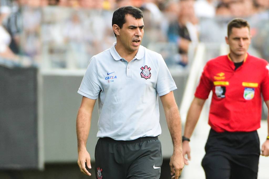 Auxiliar entregou o Corinthians a Cristóvão Borges com vitória sobre o Botafogo (foto: Djalma Vassão/Gazeta Press)