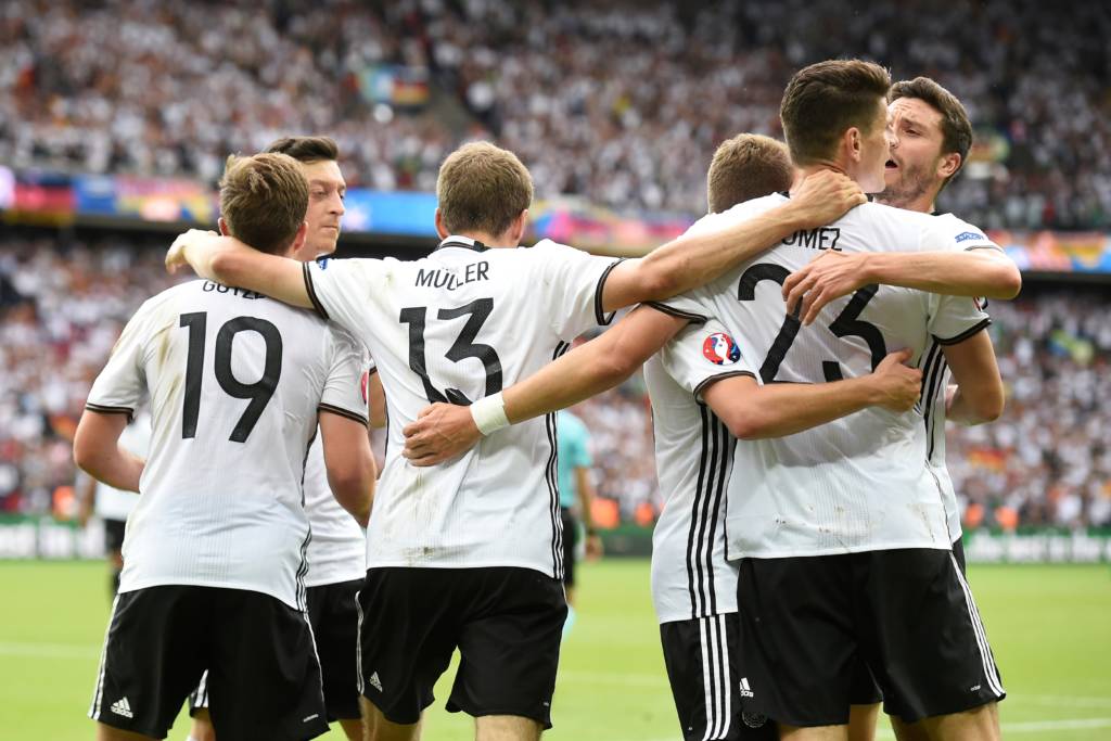 Alemanha não sofreu gols na primeira fase (Foto: Lionel Bonaventure/AFP)