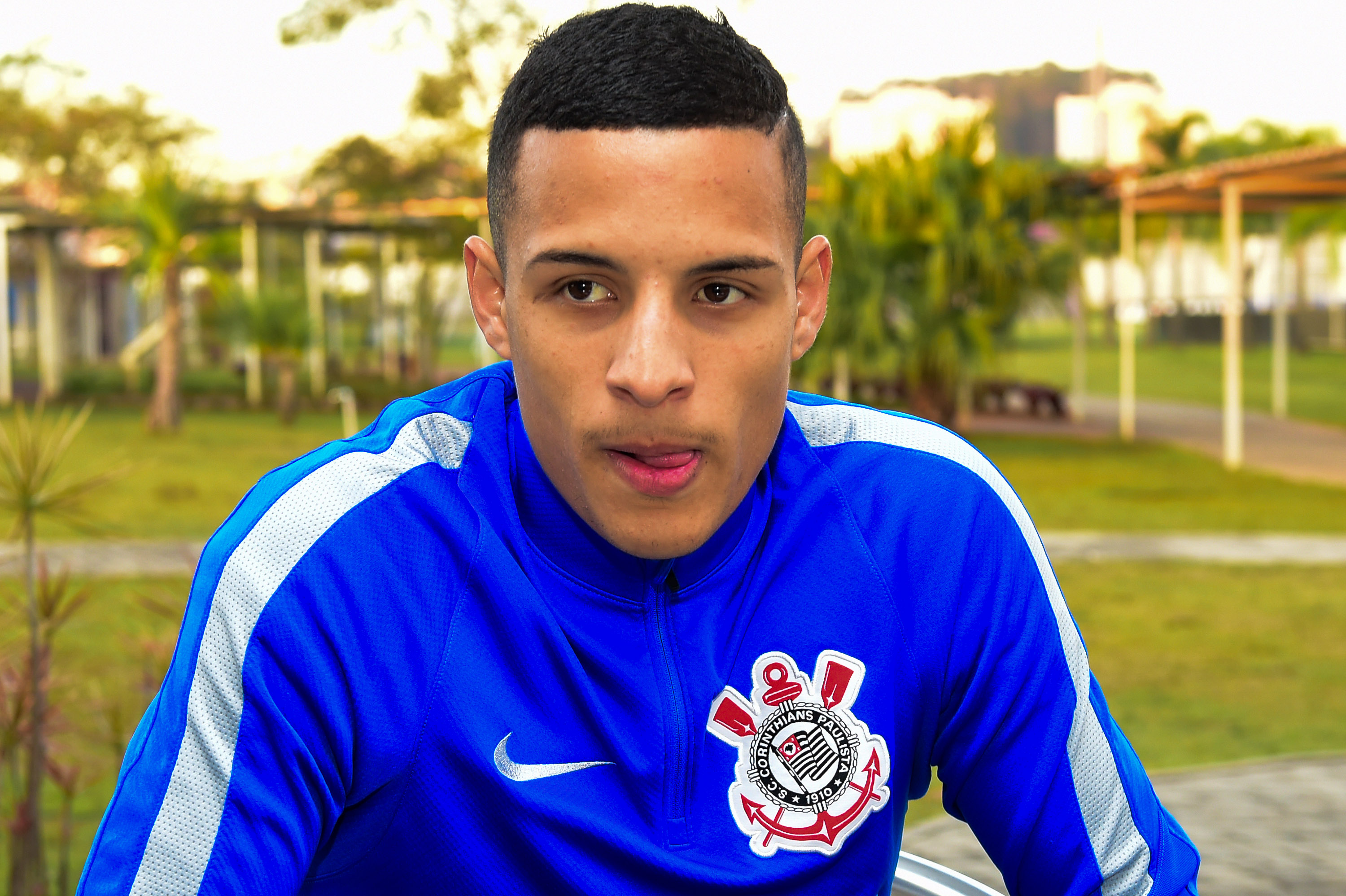 A entrevista "não doeu", mas Arana demorou a se soltar (foto: Djalma Vassão/Gazeta Press)