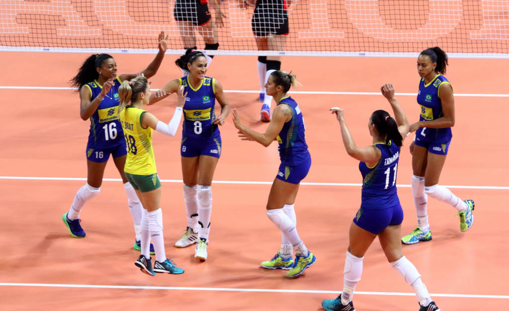 Seleção Brasileira começou mal, mas conseguiu a virada sobre a Bélgica (Foto: FIVB/Divulgação)