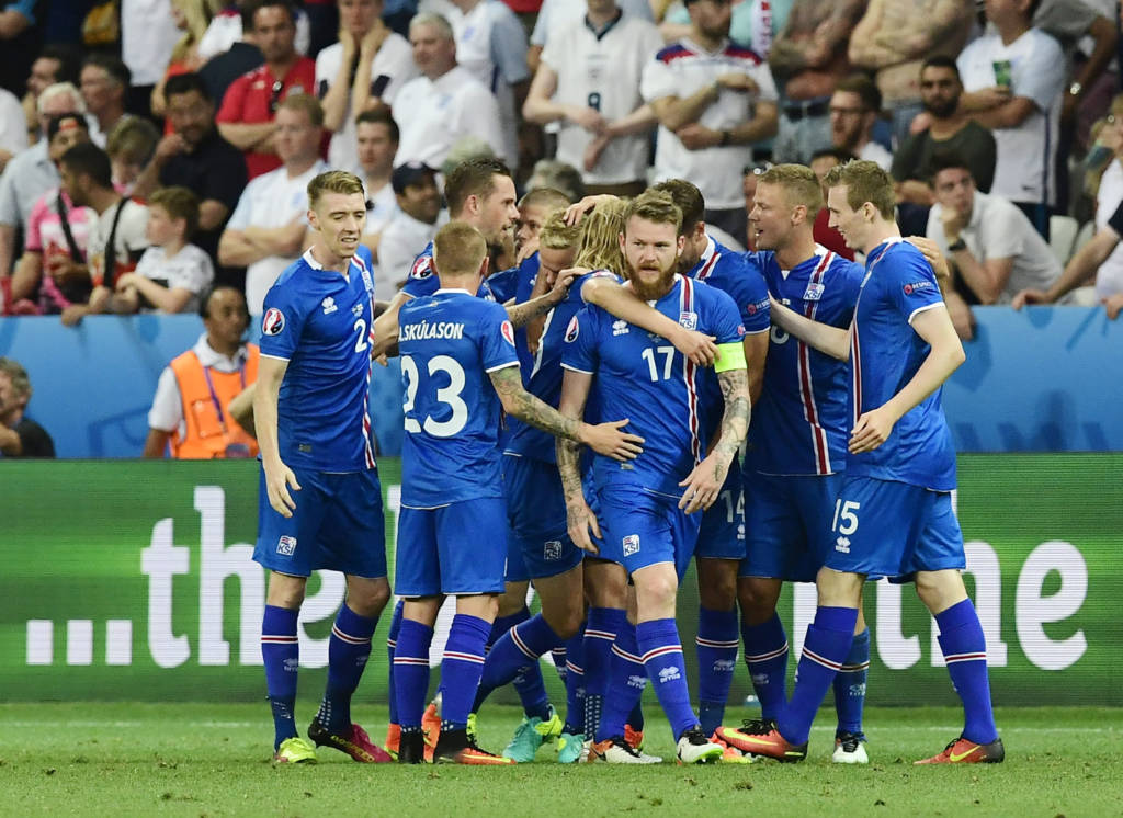 Islândia faz história e está nas quartas de final da Eurocopa (Foto: Tobias Schwarz/AFP)
