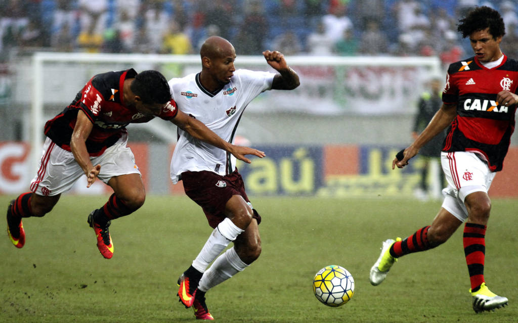 O lateral Wellington Silva atuou na vitória por 2 a 1 do Fluminense sobre o Flamengo (Foto: Nelson Perez/Fluminense)