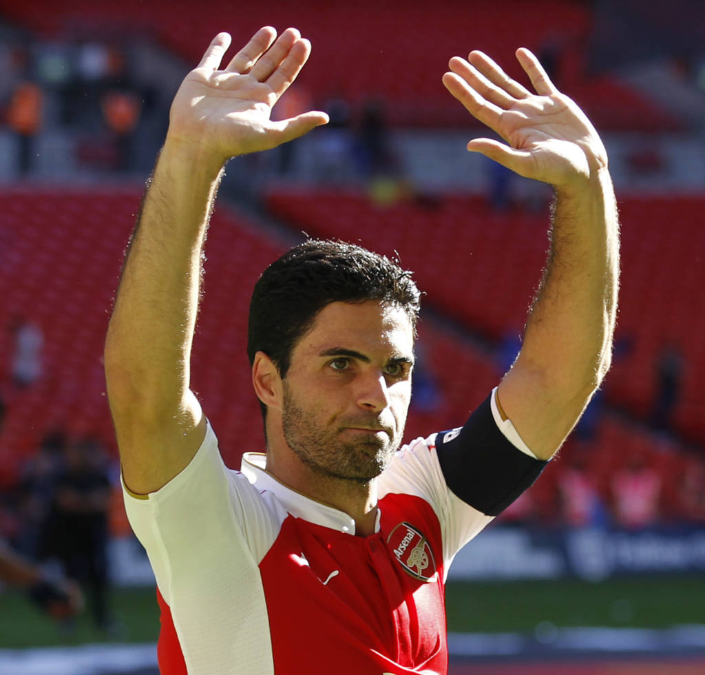 Aos 34 anos, Arteta acumulou passagens por Barcelona, PSG, Everton, Rangers, Real Sociedad e Arsenal (Foto: Ian Kington/AFP)