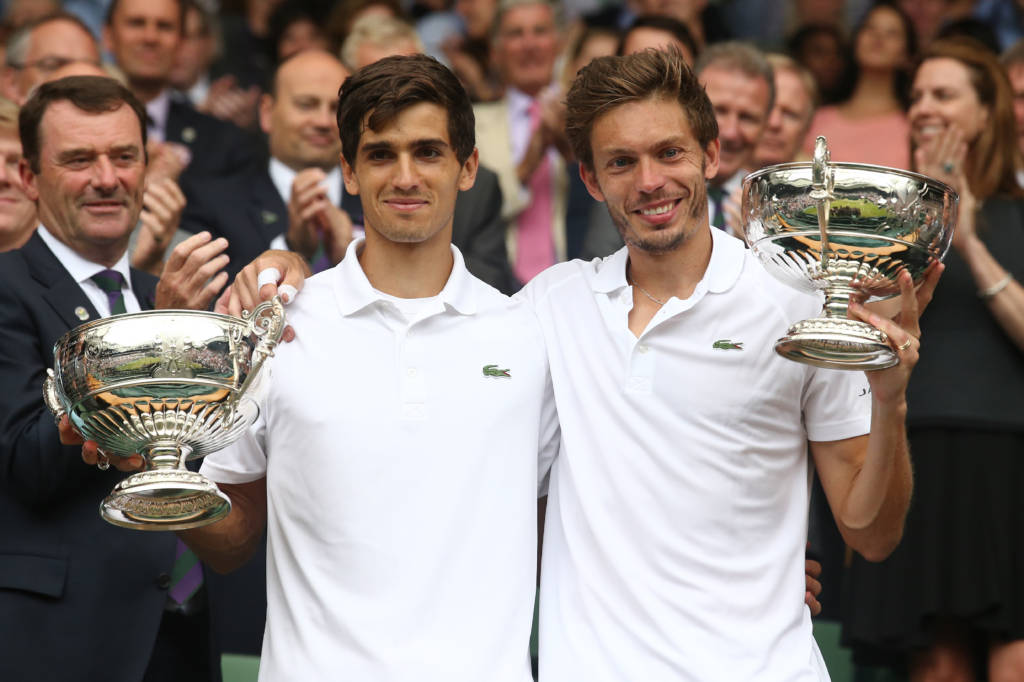 Este foi o quinto título da dupla francesa em 2016 (Foto: Justin Tallis/AFP)