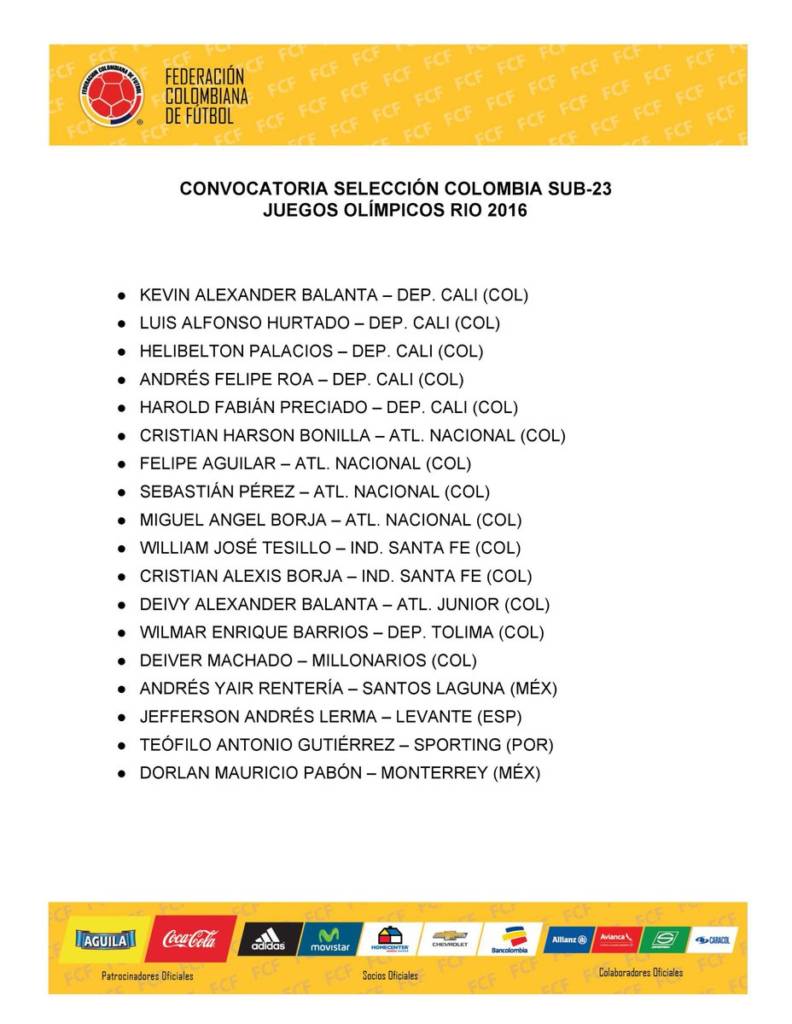 Lista conta com Teo Gutierrez e Borja (Foto: Divulgação)