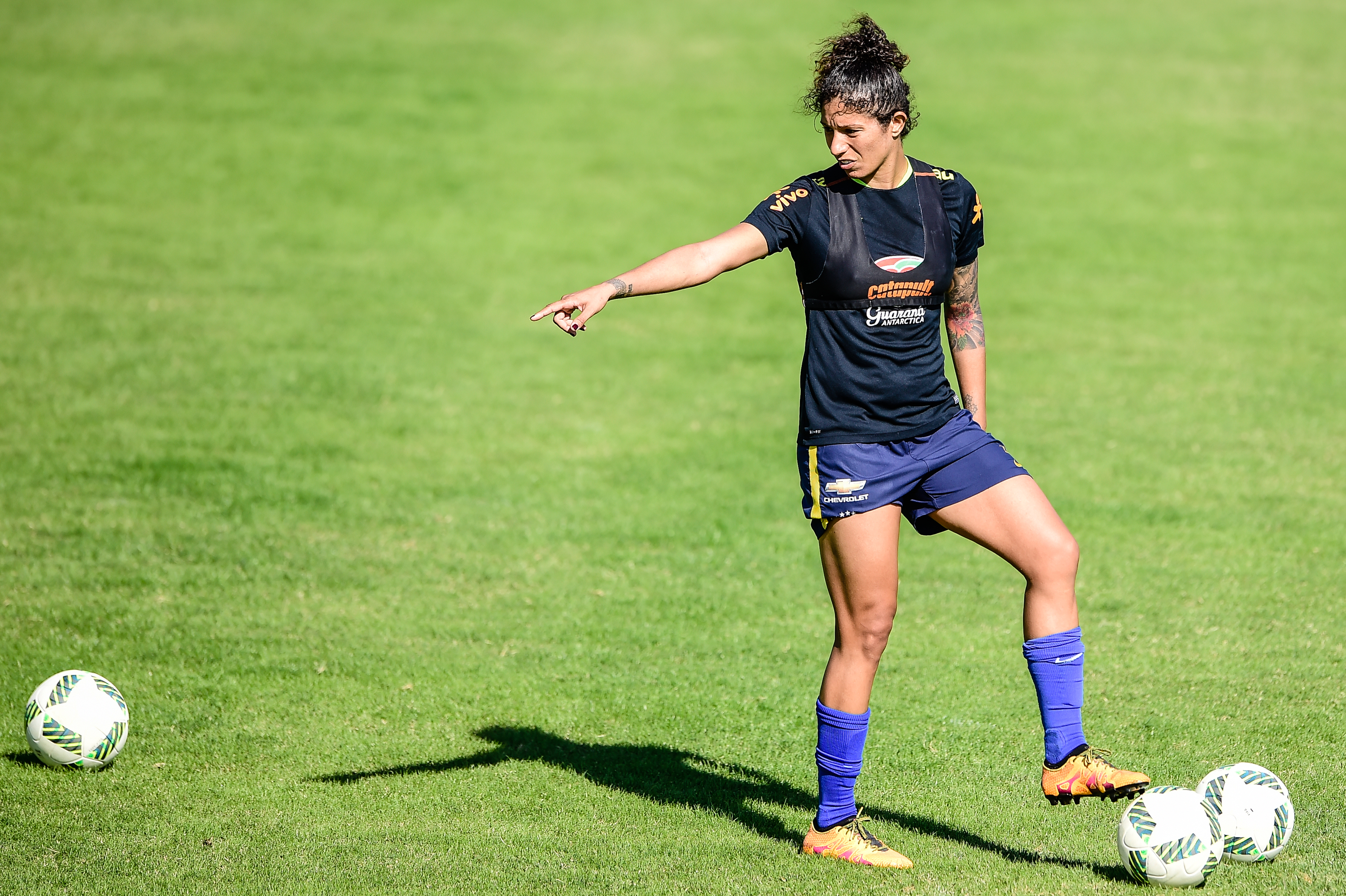 Cristiane, jogadora da seleção brasileria de futebol, Itu SP, 15/07/2016, Foto: Fernando Dantas/Gazeta Press