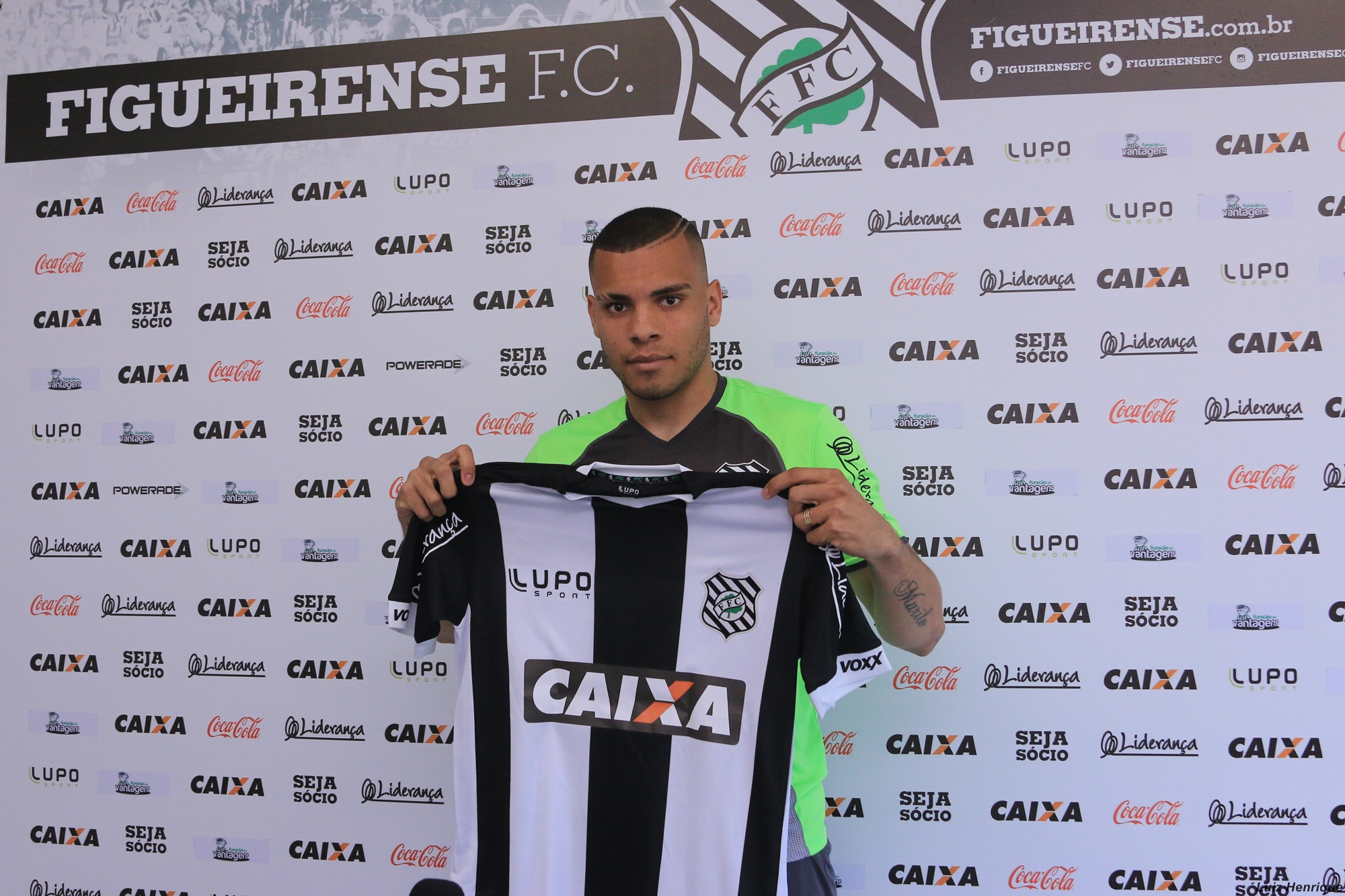 Alvinegro apresenta companheiro de He-Man no ataque (Foto: Luiz Henrique/ FFC)