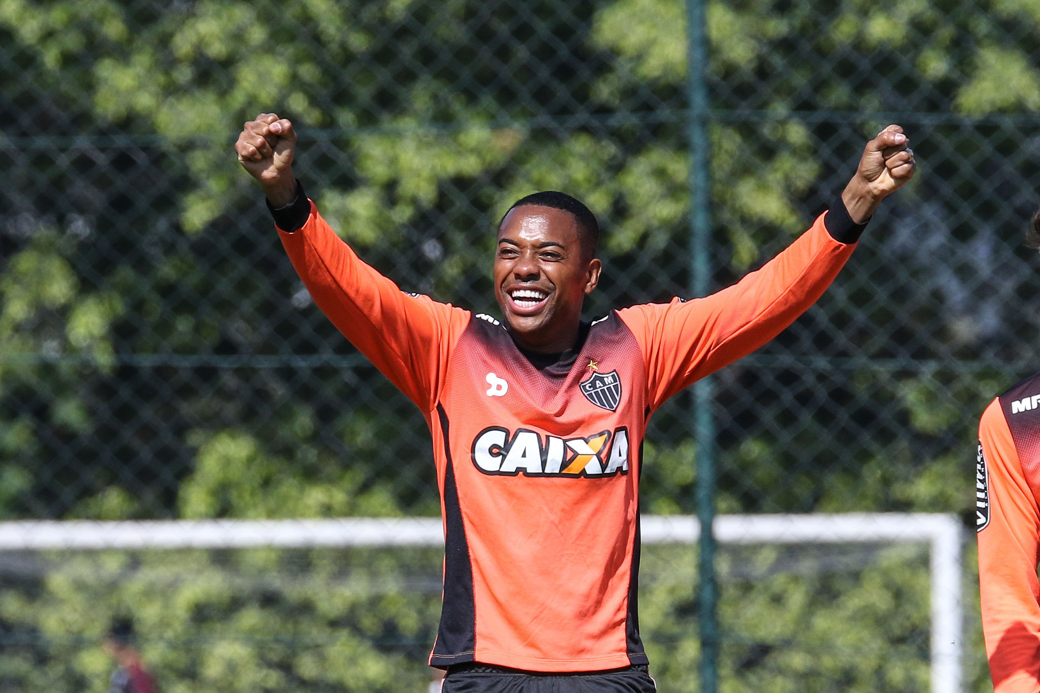 Com assistência no último jogo, Robinho tem sido um dos principais jogadores do ataque do Galo (Foto: Bruno Cantini/Atlético)