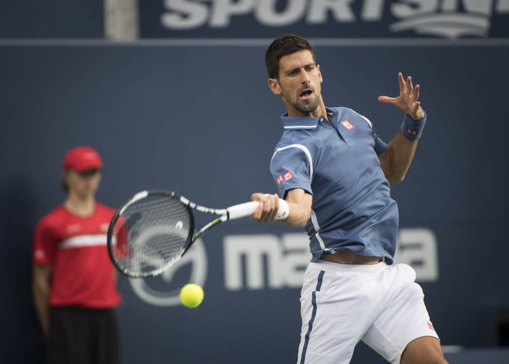 Mesmo instável, Djokovic conseguiu superar Berdych em 2 horas de partida (Foto: Kevin Van Paassen/AFP)