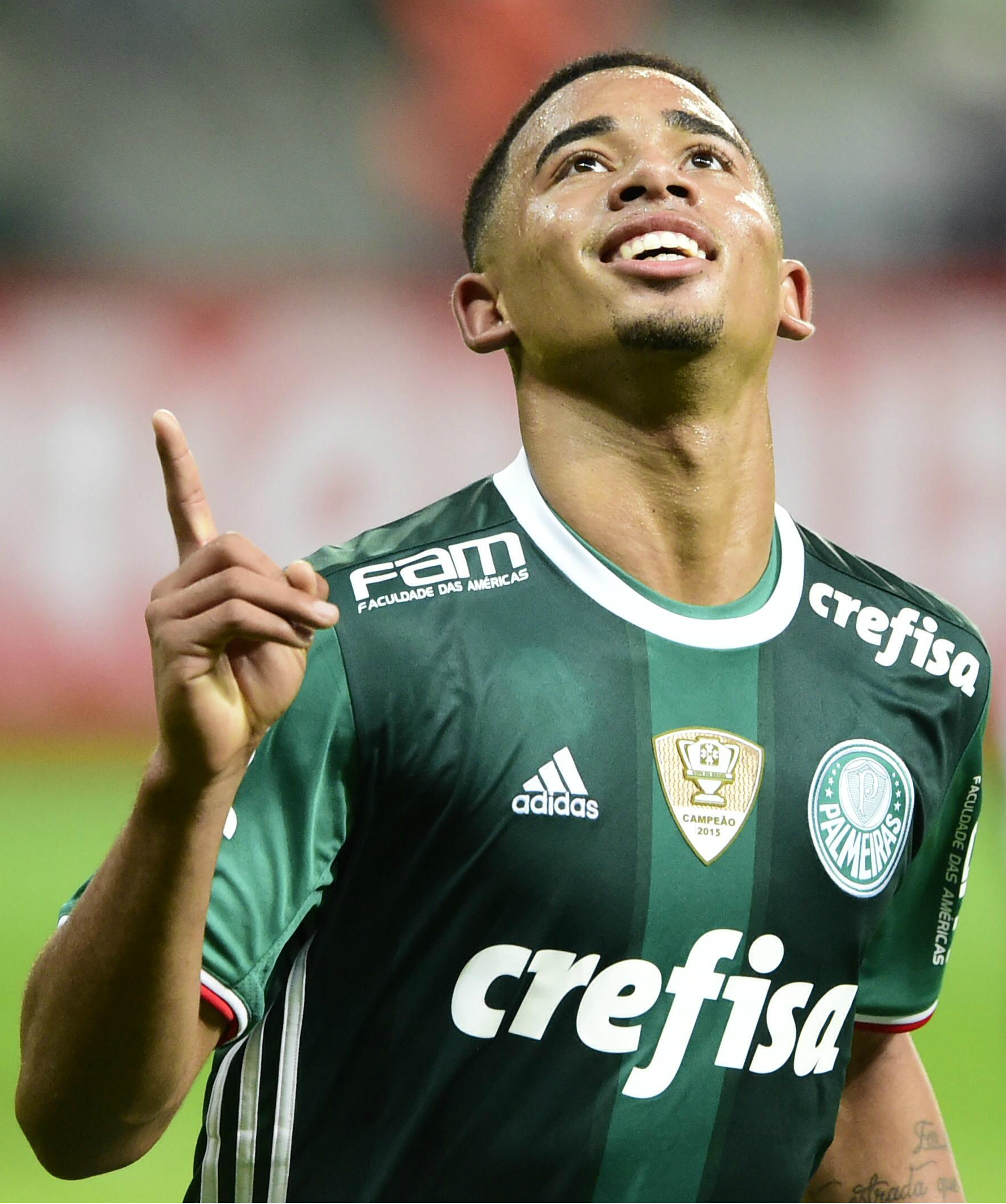 Cria da base do Palmeiras, Jesus é hoje artilheiro do Brasileiro (Foto: Fernando Dantas/Gazeta Press)