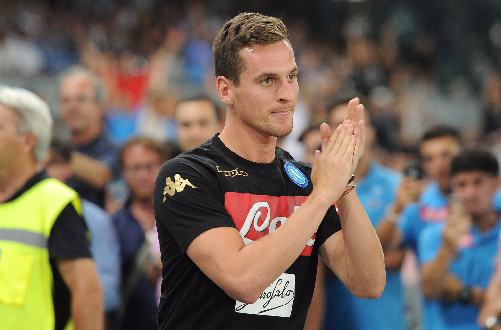 Milik foi apresentado na última terça-feira (Foto: Divulgação/Napoli)
