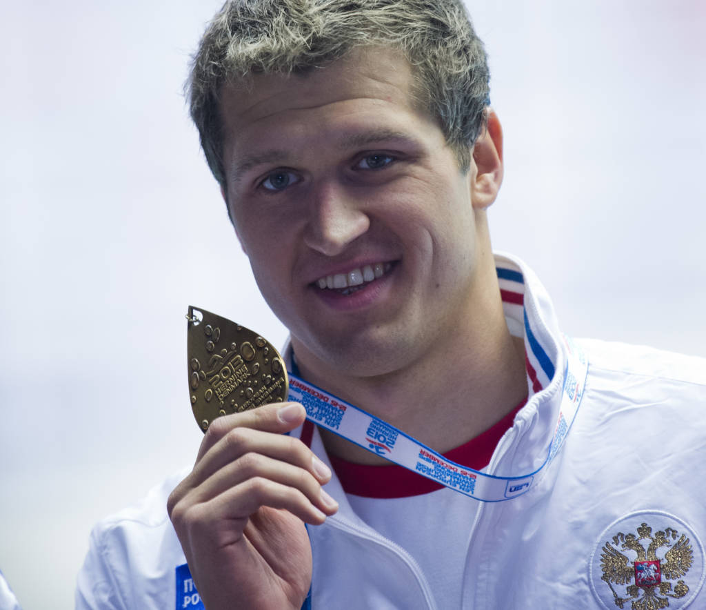 Campeão europeu nos 400m, Nikita Lobintsev fez parte do revezamento medalhista de bronze da Rússia em Londres 2012 Foto: Claus Fisker/AFP)